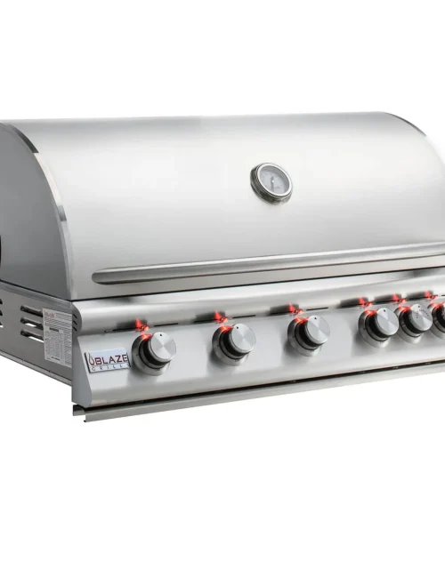 Blaze Premium LTE  5-Burner 40-Inch Built-In Gas Grill W/ Rear Infrared Burner & Grill Lights