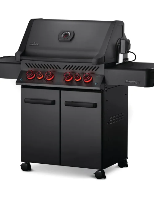 Napoleon Phantom Prestige 500 Gas Grill W/ Infrared Rear Burner, Infrared Side Burner & Rotisserie Kit