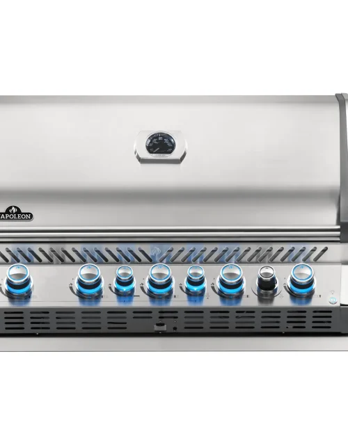 Napoleon Prestige PRO 665 Built-in Gas Grill W/ Infrared Rear Burner & Rotisserie Kit