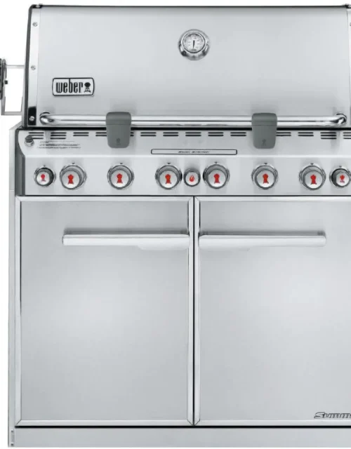 Weber Summit S-660 Built-In Gas Grill W/ Rotisserie & Sear Burner